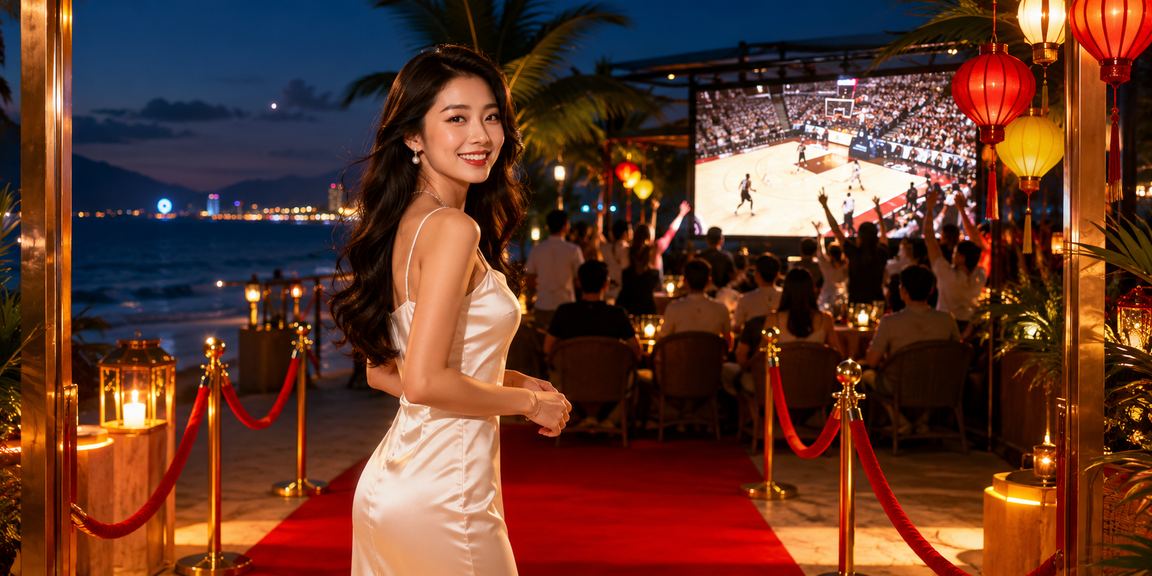 Khung cảnh bờ biển Nha Trang, biểu tượng cho niềm vui giải trí và thể thao